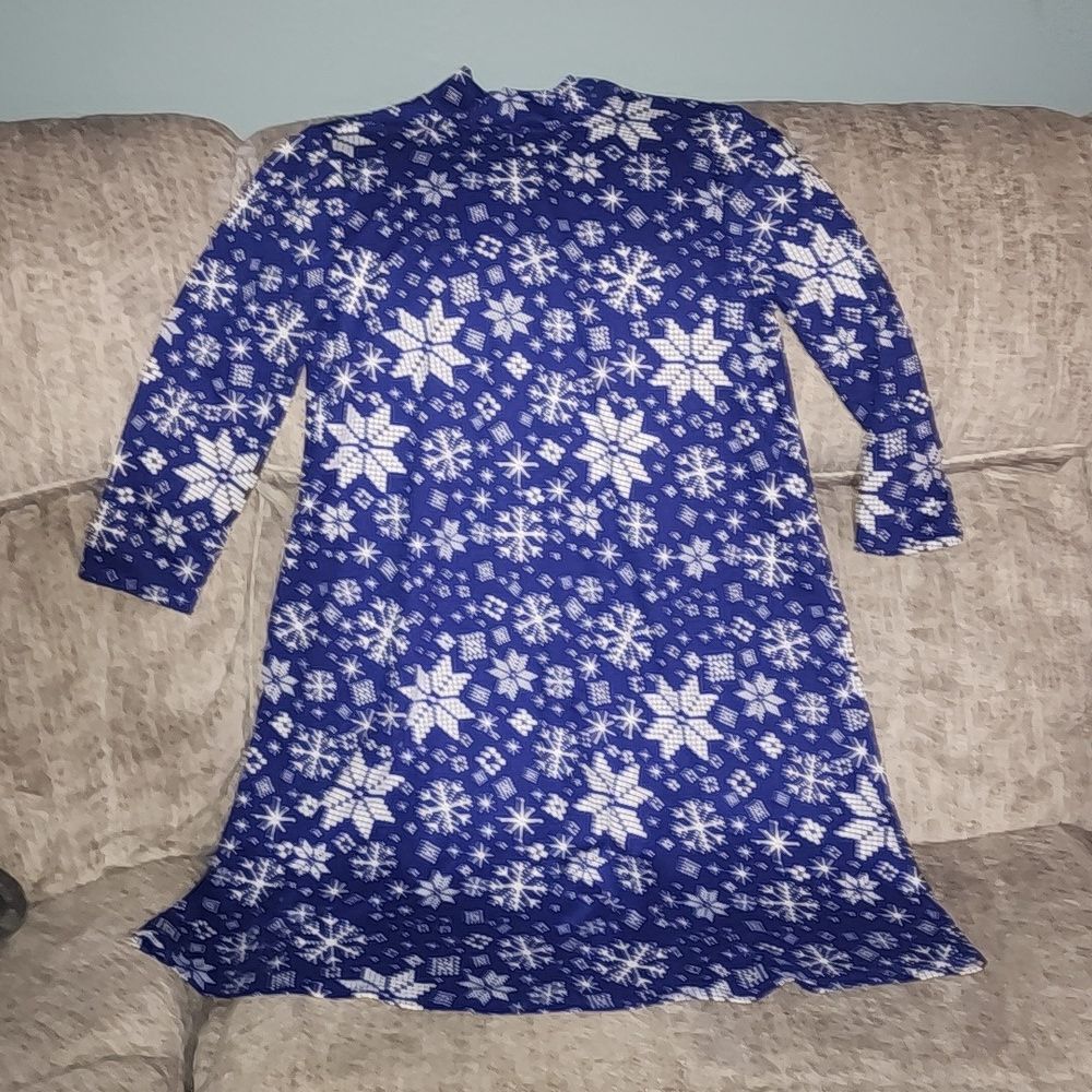 NWOT Celebrate Together Women’s Holiday Christmas Snowflake Dress Size Small